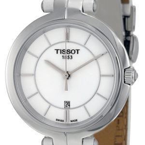 Tissot Damklocka T094.210.16.011.00 T-Lady Flamingo Vit/Läder Ø26 mm