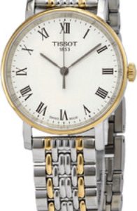 Tissot Damklocka T109.210.22.033.00 Everytime Vit/Gulguldtonat stål