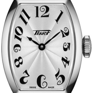 Tissot Damklocka T128.109.16.032.00 Heritage Silverfärgad/Läder