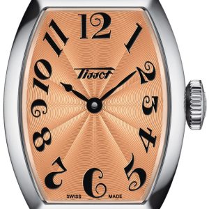 Tissot Damklocka T128.109.16.282.00 Heritage Roséguldstonad/Läder