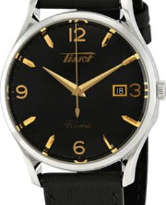 Tissot Herrklocka T118.410.16.057.01 Heritage Svart/Läder Ø40 mm