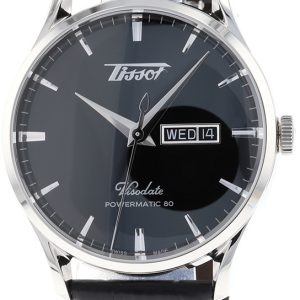 Tissot Herrklocka T118.430.16.051.00 Heritage Svart/Läder Ø42 mm