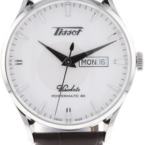 Tissot Herrklocka T118.430.16.271.00 Heritage Silverfärgad/Läder