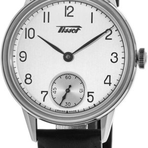 Tissot Herrklocka T119.405.16.037.00 Heritage Silverfärgad/Läder