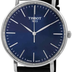 Tissot Herrklocka T143.410.16.041.00 Everytime Blå/Läder Ø40 mm