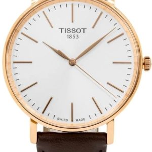 Tissot Herrklocka T143.410.36.011.00 Everytime Vit/Läder Ø40 mm