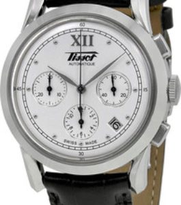 Tissot Herrklocka T66.1.722.33 Heritage Silverfärgad/Läder Ø39.5 mm