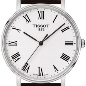 Tissot T109.410.16.033.00 Everytime Vit/Läder Ø38 mm