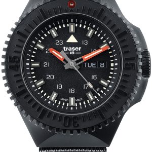 Traser H3 Herrklocka 109854 P69 Black Svart/Textil Ø46 mm