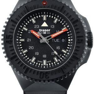 Traser H3 Herrklocka 109855 P69 Black Svart/Gummi Ø46 mm