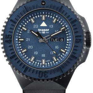 Traser H3 Herrklocka 109857 P69 Black Blå/Gummi Ø46 mm