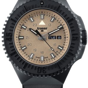 Traser H3 Herrklocka 109861 P69 Black Antikvit/Gummi Ø46 mm