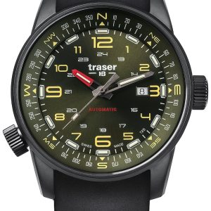 Traser H3 Herrklocka 110457 P68 Pathfinder Grön/Gummi Ø46 mm