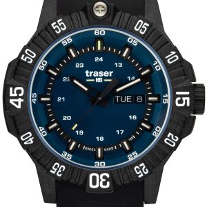 Traser H3 Herrklocka 110725 P99 Q Tactical Blå/Gummi Ø46 mm