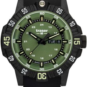 Traser H3 Herrklocka 110727 P99 Q Tactical Grön/Gummi Ø46 mm