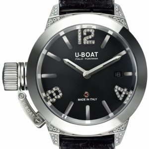 U-Boat Damklocka 6950 Classico Svart/Läder Ø40 mm