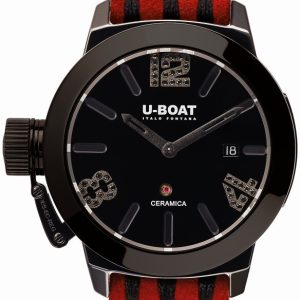 U-Boat Damklocka 7124 Classico Svart/Läder Ø42 mm