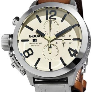 U-Boat Herrklocka 7431/A Classico Beige/Läder Ø45 mm