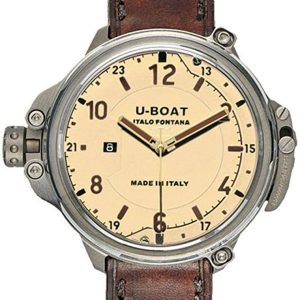 U-Boat Herrklocka 7470 Capsule Beige/Läder Ø50 mm