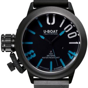 U-Boat Herrklocka 7541/6949 Classico Svart/Gummi Ø47 mm