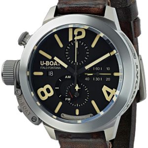 U-Boat Herrklocka 8061 Classico Svart/Läder Ø45 mm