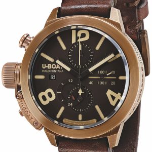 U-Boat Herrklocka 8063 Classico Brun/Läder Ø45 mm