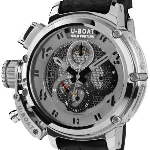 U-Boat Herrklocka 8065 Chimera Silverfärgad/Läder Ø46 mm