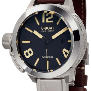 U-Boat Herrklocka 8094 Classico Svart/Läder Ø45 mm