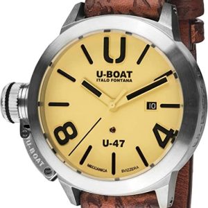 U-Boat Herrklocka 8106 Classico Beige/Läder Ø47 mm