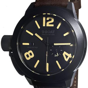 U-Boat Herrklocka 8107 Classico Svart/Läder Ø48 mm