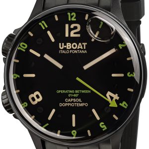 U-Boat Herrklocka 8840 Capsoil Svart/Gummi Ø45 mm