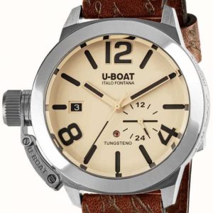 U-Boat Herrklocka 8892 Classico Beige/Läder Ø42 mm