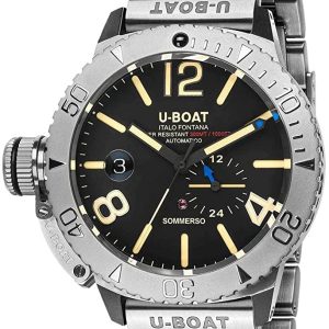 U-Boat Herrklocka 9007/A/MT Sommerso Svart/Stål Ø46 mm