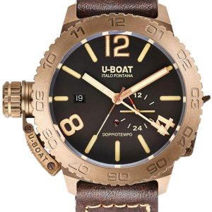 U-Boat Herrklocka 9008 Classico Brun/Läder Ø46 mm