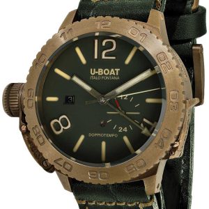 U-Boat Herrklocka 9088 Classico Grön/Läder Ø46 mm