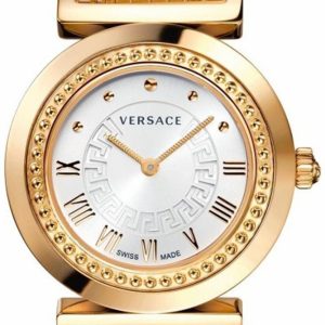 Versace Damklocka P5Q80D001S080 Vanity Silverfärgad/Roséguldstonat