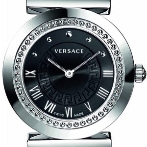 Versace Damklocka P5Q99D009S099 Vanity Svart/Stål Ø35 mm