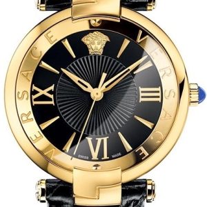 Versace Damklocka VAI020016 Revive Svart/Läder Ø35 mm