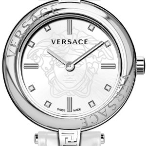 Versace Damklocka VE2J00221 Lady Vit/Läder Ø38 mm