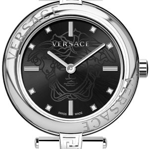 Versace Damklocka VE2J00521 Lady Svart/Stål Ø38 mm