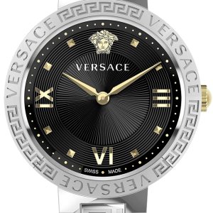 Versace Damklocka VE2K00221 Greca Svart/Läder Ø36 mm