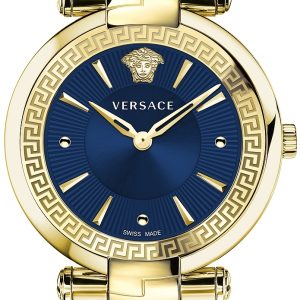 Versace Damklocka VE2L00621 Revive Blå/Gulguldtonat stål Ø35 mm