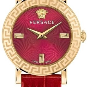 Versace Damklocka VE6M00722 Petit Svart/Läder Ø28 mm