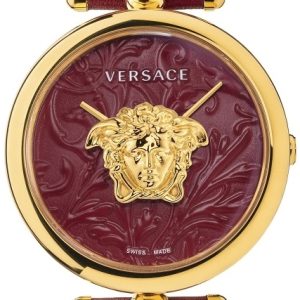 Versace Damklocka VECO01520 Palazzo Röd/Läder Ø39 mm
