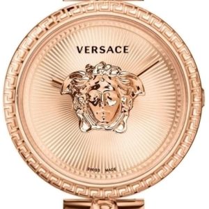 Versace Damklocka VECQ00718 Palazzo Guldtonad/Roséguldstonat stål