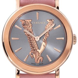 Versace Damklocka VEHC00319 Virtus Blå/Läder Ø36 mm