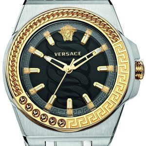 Versace Damklocka VEHD00120 Chain Reaction Svart/Plast Ø40 mm