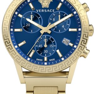 Versace Damklocka VEKB00722 Sport Tech Blå/Gulguldtonat stål Ø40 mm