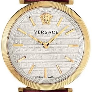 Versace Damklocka VELS00519 V Twist Silverfärgad/Läder Ø37 mm