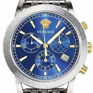 Versace Damklocka VELT00219 Sport Tech Blå/Stål Ø42 mm